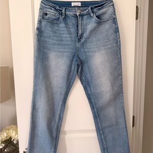 KanCan Essentials Light Blue Women's Straight Leg Jeans